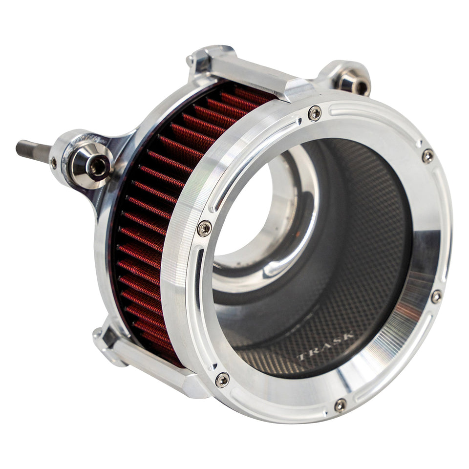 TRASK - 68 MM ASSAULT CHARGE AIR CLEANER - CHROME - GEN 2 M8