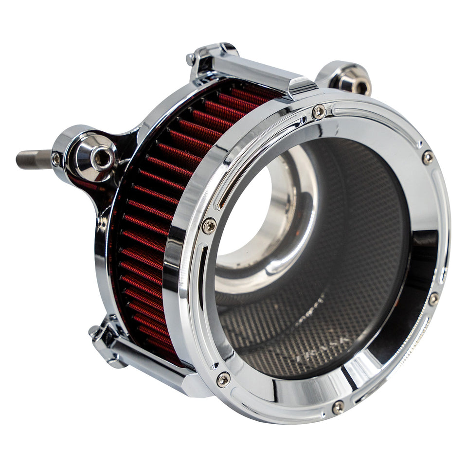 TRASK - 68 MM ASSAULT CHARGE AIR CLEANER - CHROME - GEN 2 M8