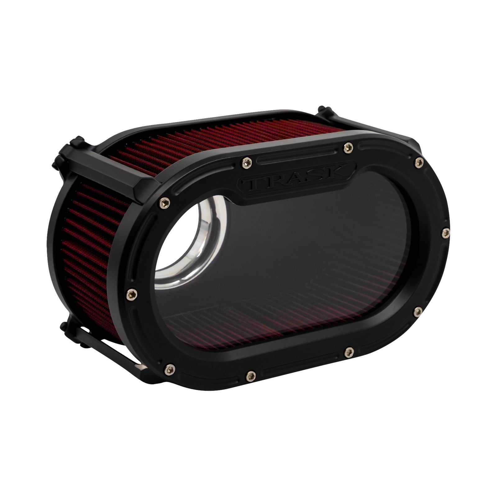 TRASK - BIG PAPI HIGH-FLOW AIR CLEANER - FLAT BLACK - GEN 2 M8