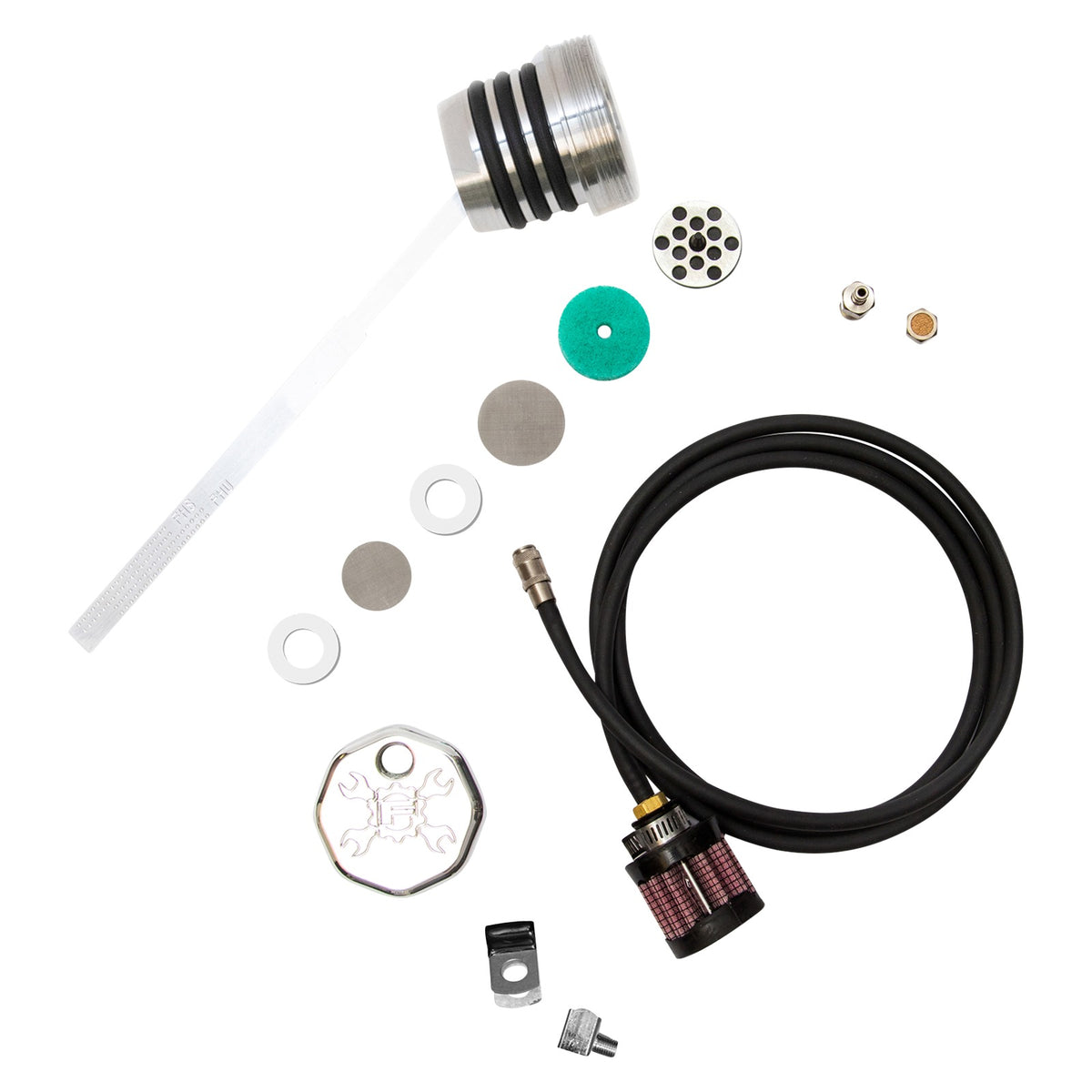 FEULING PARTS - VENTED DIPSTICK - POLISHED - DYNA