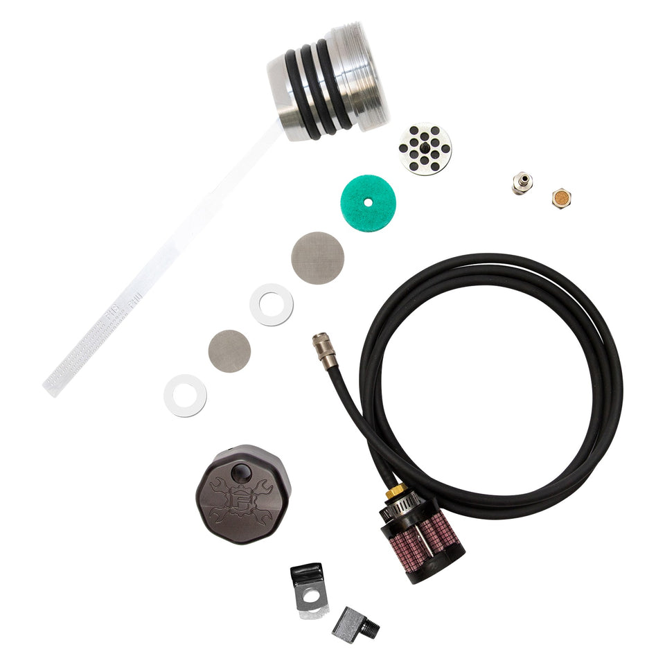 FEULING PARTS - VENTED DIPSTICK - BLACK - DYNA