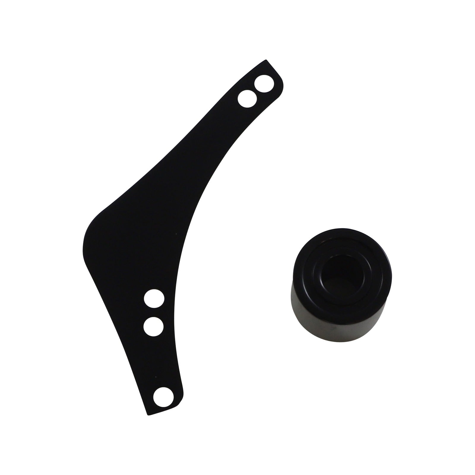 ARLEN NESS - REPLACEMENT BREATHER BOLT COVER PLATE - INVERTED/METHOD/CLEAR TEAR/SIDEKICK - LEFT - BLACK
