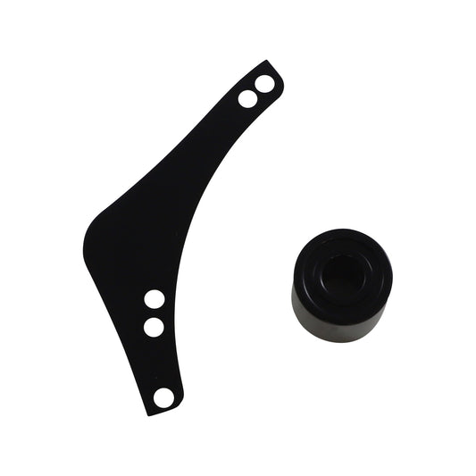 ARLEN NESS - REPLACEMENT BREATHER BOLT COVER PLATE - INVERTED/METHOD/CLEAR TEAR/SIDEKICK - LEFT - BLACK