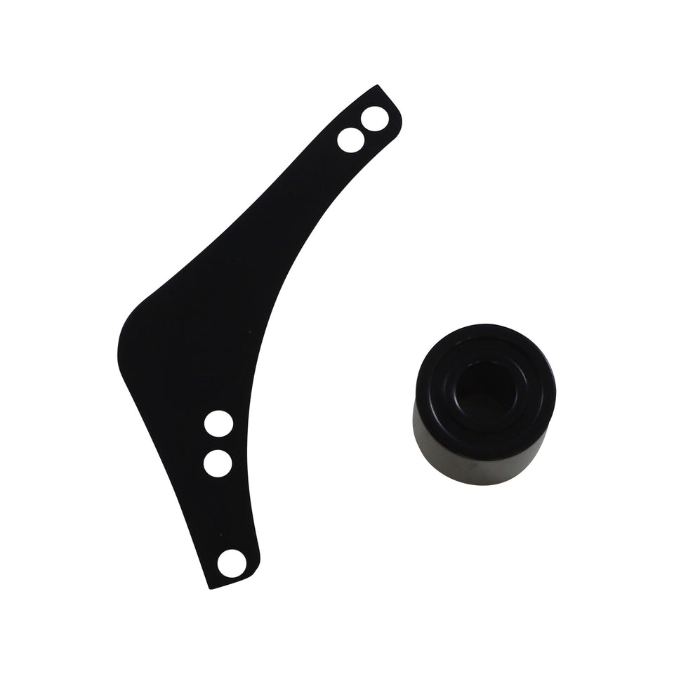 ARLEN NESS - REPLACEMENT BREATHER BOLT COVER PLATE - INVERTED/METHOD/CLEAR TEAR/SIDEKICK - LEFT - BLACK