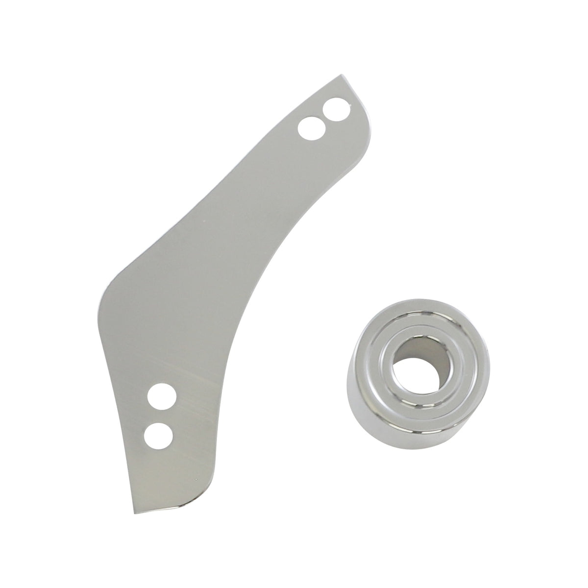 ARLEN NESS - REPLACEMENT BREATHER BOLT COVER PLATE - INVERTED/METHOD/CLEAR TEAR/SIDEKICK - RIGHT - CHROME