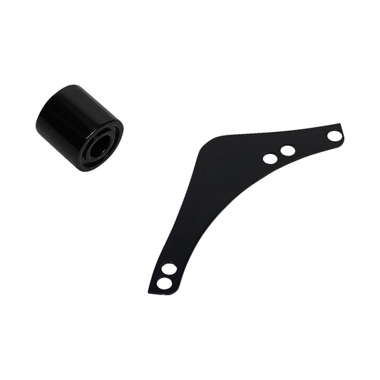 ARLEN NESS - REPLACEMENT BREATHER BOLT COVER PLATE - INVERTED/METHOD/CLEAR TEAR/SIDEKICK - LEFT - BLACK