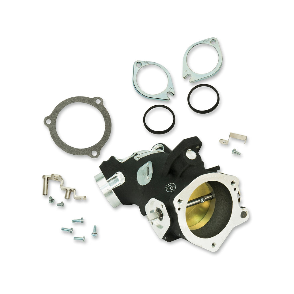 S&S CYCLE - THROTTLE HOG CABLE OPERATED THROTTLE BODY KIT - BLACK - 58 MM - 117" ENGINE