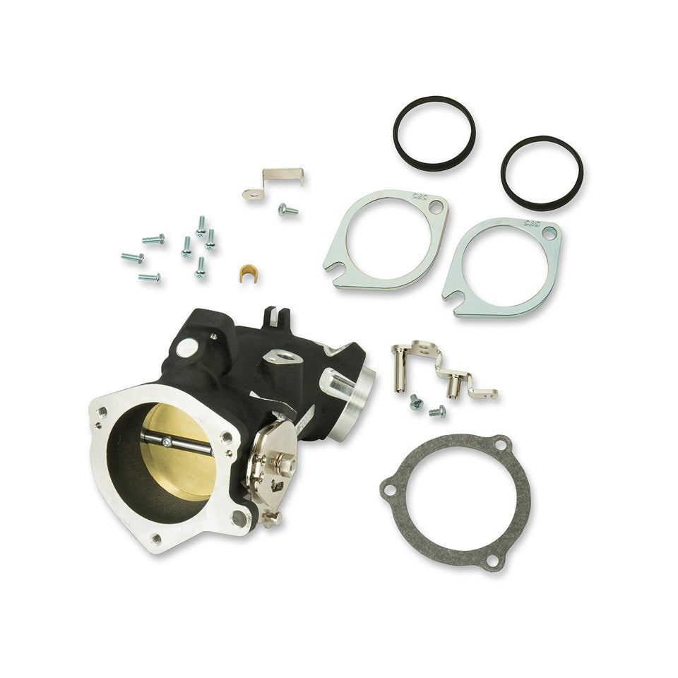 S&S CYCLE - THROTTLE HOG CABLE OPERATED THROTTLE BODY KIT - BLACK - 58 MM - 111" ENGINE