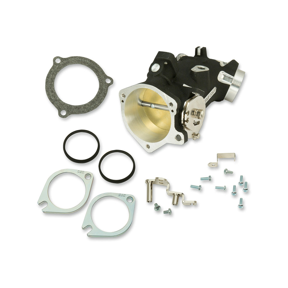 S&S CYCLE - THROTTLE HOG CABLE OPERATED THROTTLE BODY KIT - BLACK - 66 MM