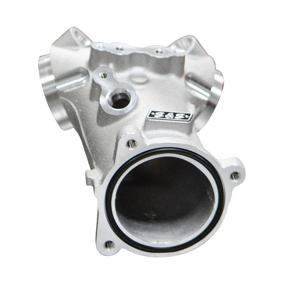 S&S CYCLE - PERFORMANCE INTAKE MANIFOLD - M8 - 55 MM - SILVER