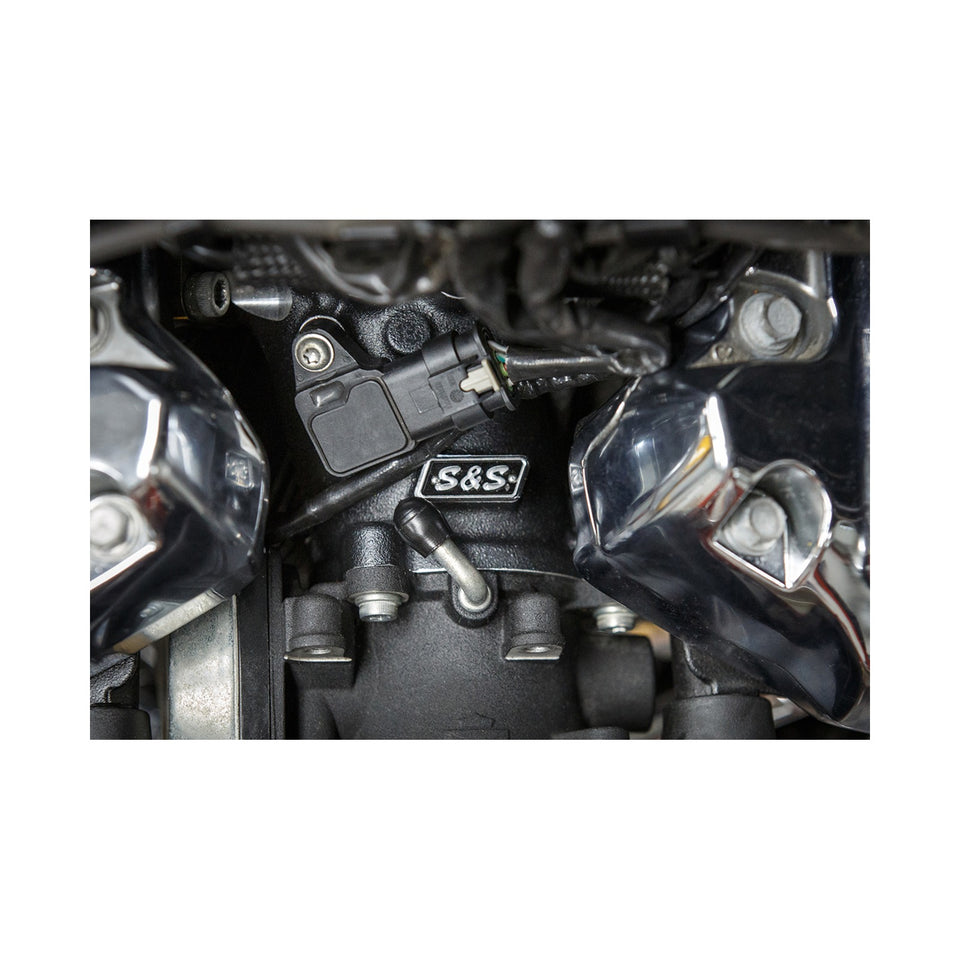 S&S CYCLE - CNC-PORTED 55 MM INTAKE MANIFOLD - M8 - 55 MM - BLACK