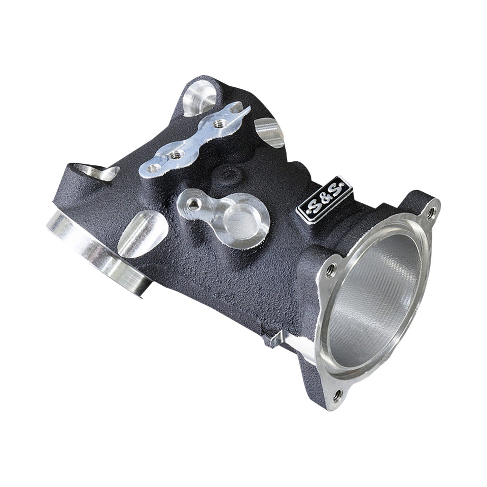 S&S CYCLE - CNC-PORTED 55 MM INTAKE MANIFOLD - M8 - 55 MM - BLACK