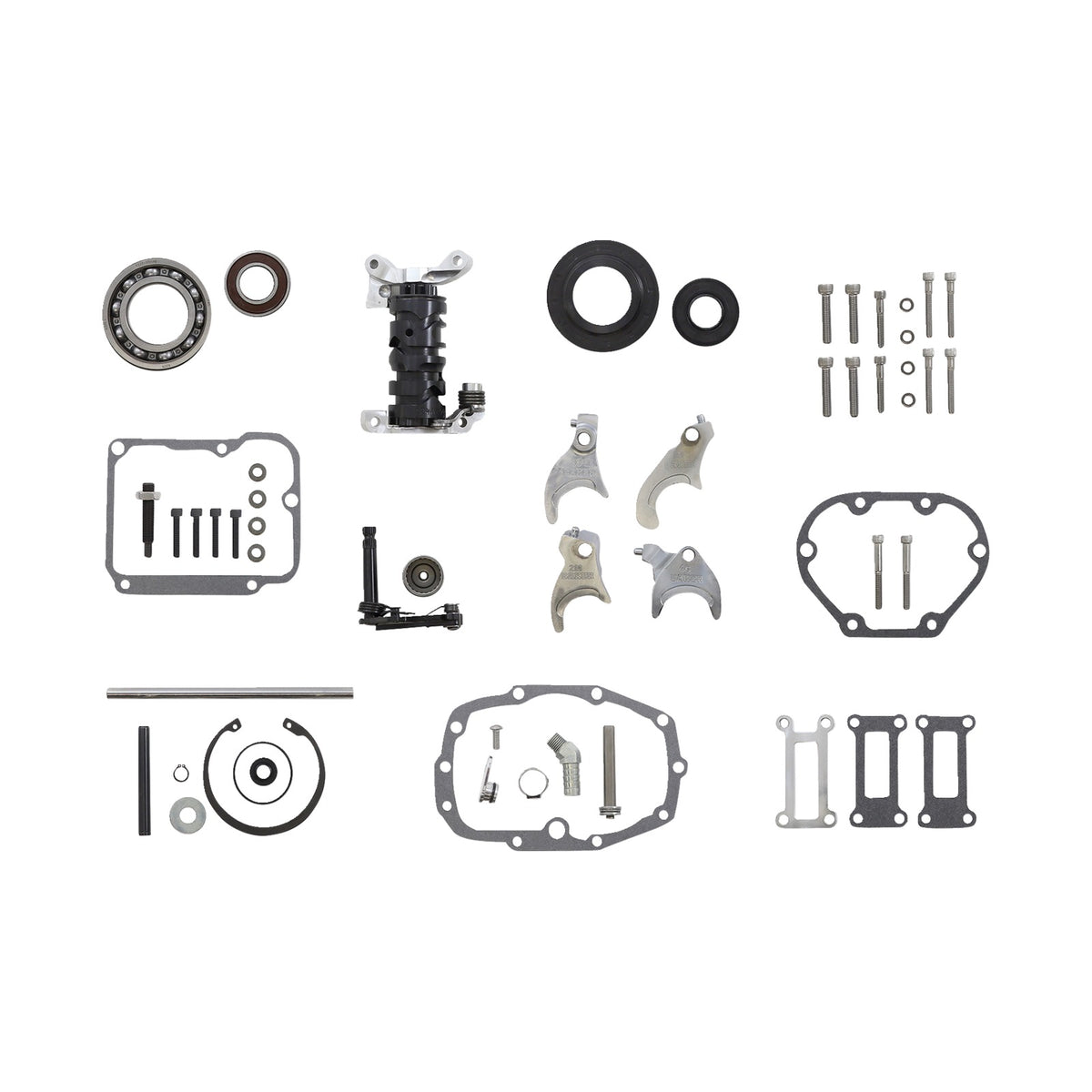BAKER DRIVETRAIN - GEAR SET - OVERDRIVE/6-SPEED - POLISHED - '02-'06 TOURING