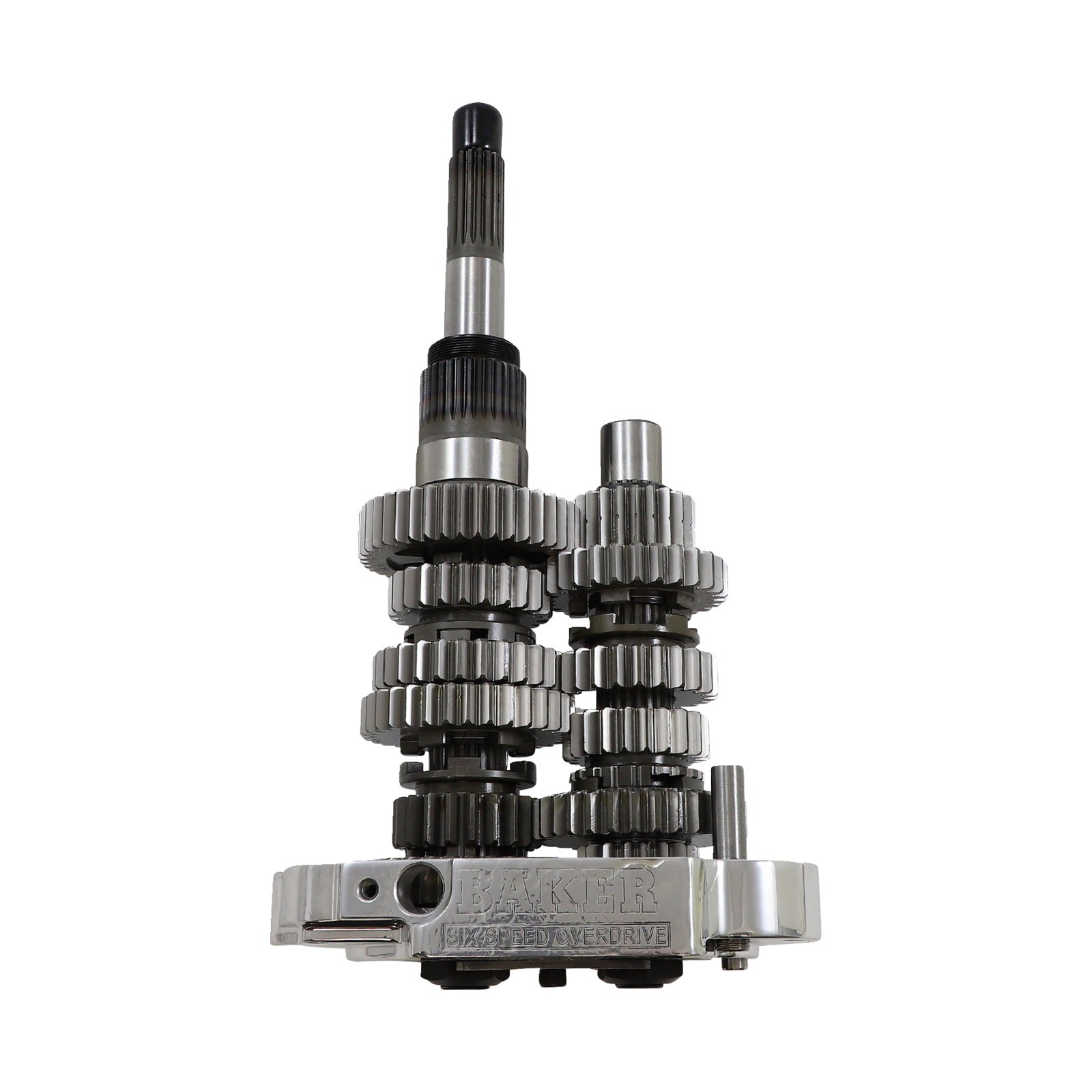BAKER DRIVETRAIN - GEAR SET - OVERDRIVE/6-SPEED - POLISHED - '02-'06 TOURING