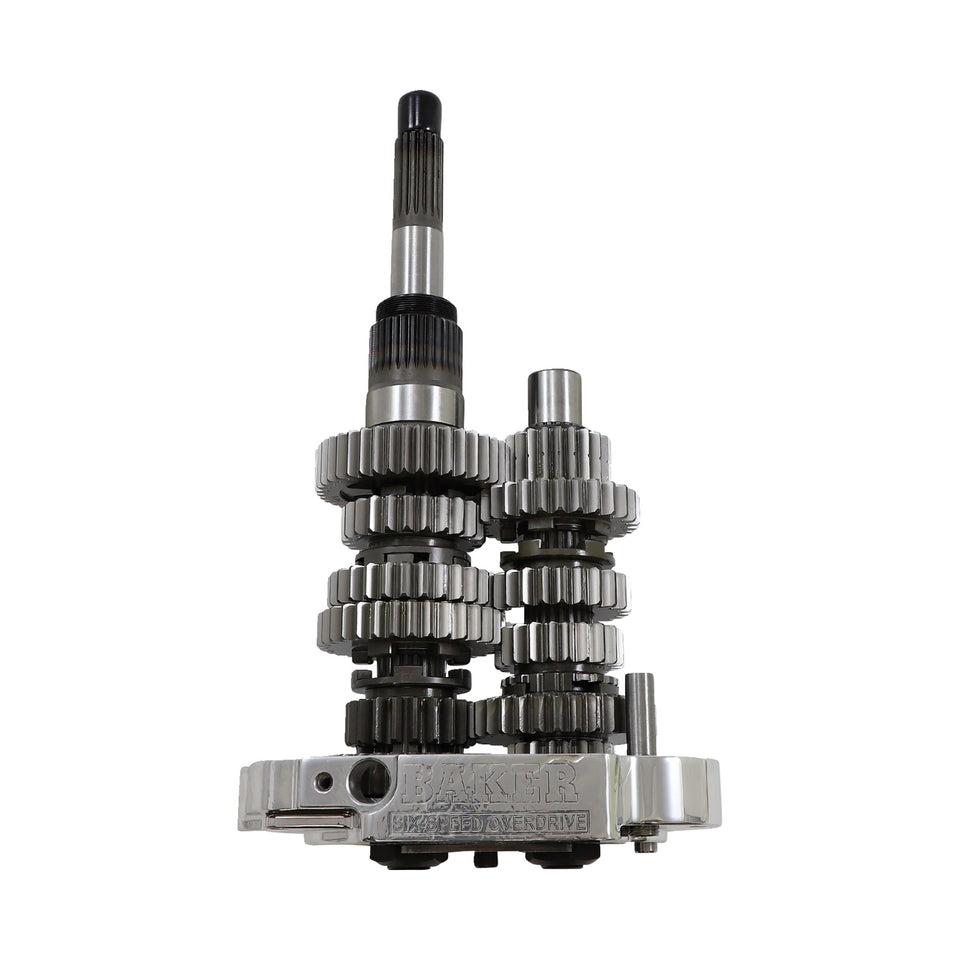 BAKER DRIVETRAIN - GEAR SET - OVERDRIVE/6-SPEED - POLISHED - '02-'06 TOURING
