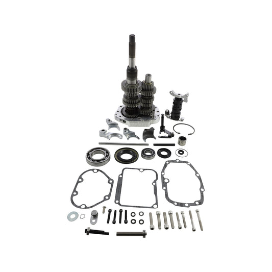 BAKER DRIVETRAIN - GEAR SET - OVERDRIVE/6-SPEED - POLISHED - '90-'97 HARLEY-DAVIDSON