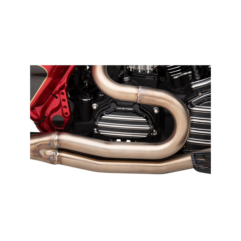ARLEN NESS - 10-GAUGE HYDRAULIC CLUTCH ACTUATOR COVER - BLACK/MACHINED - '14-'20 HARLEY-DAVIDSON