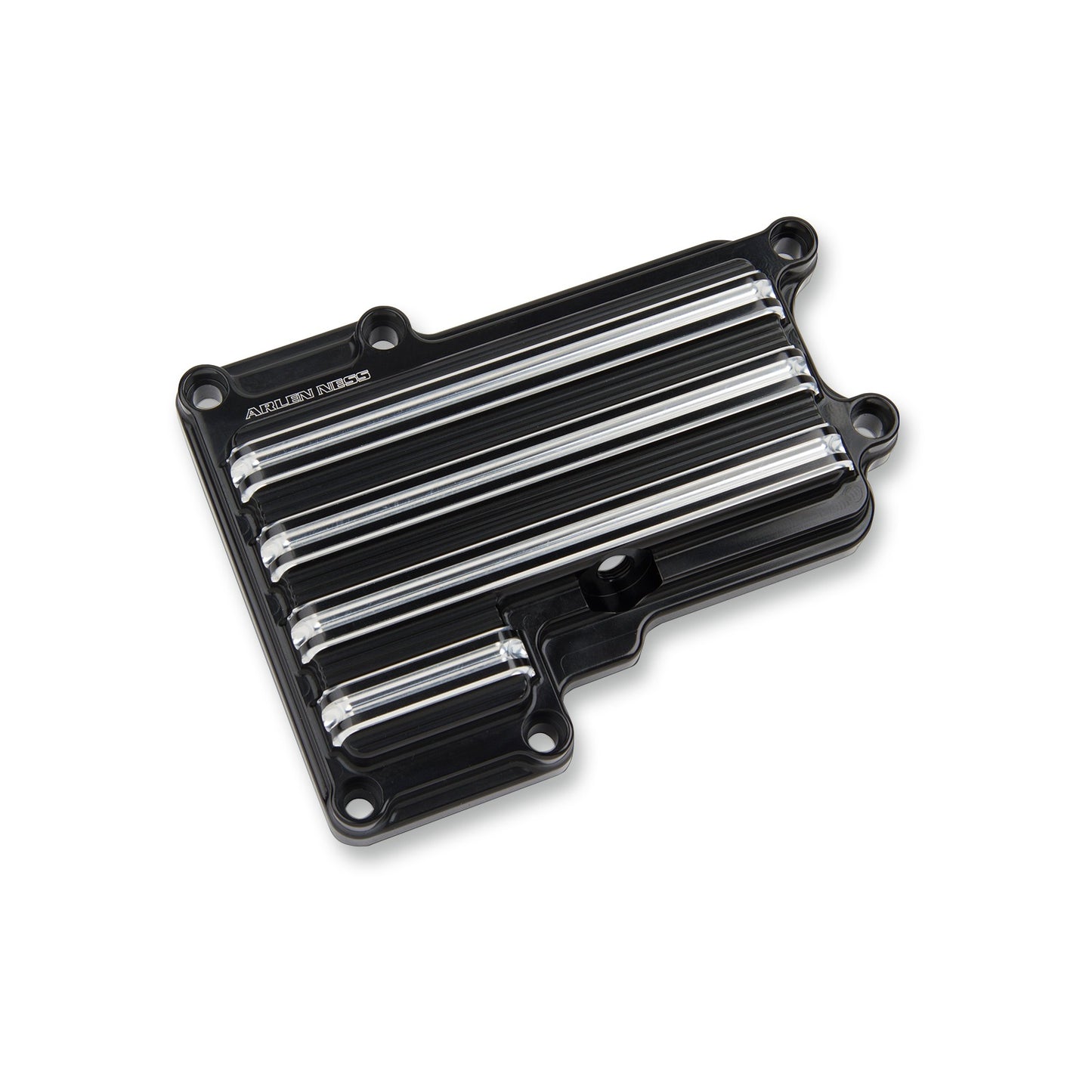 ARLEN NESS - 10-GAUGE TRANSMISSION TOP COVER - BLACKMACHINED - '06-'17 HARLEY-DAVIDSON