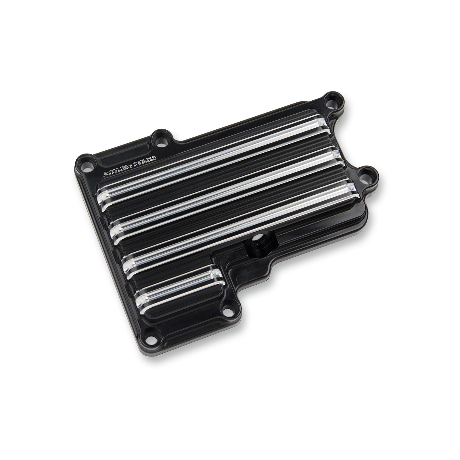 ARLEN NESS - 10-GAUGE TRANSMISSION TOP COVER - BLACKMACHINED - '06-'17 HARLEY-DAVIDSON