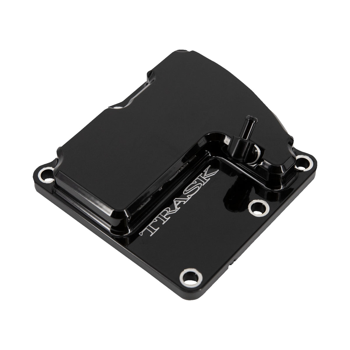 TRASK - CHECKM8(TM) TRANSMISSION TOP COVER - VENTED - BLACK