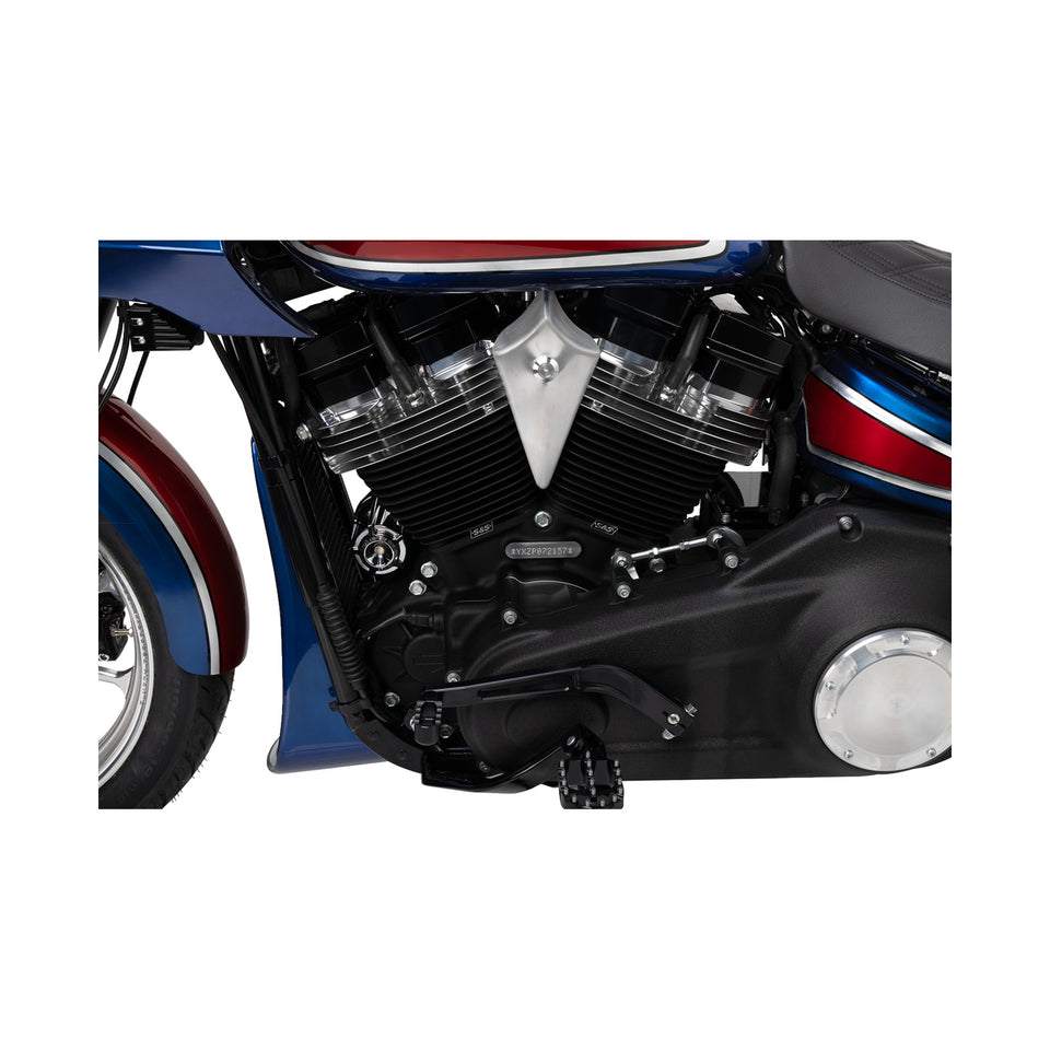 TRASK - CHECKM8(TM) TRANSMISSION TOP COVER - VENTED - BLACK