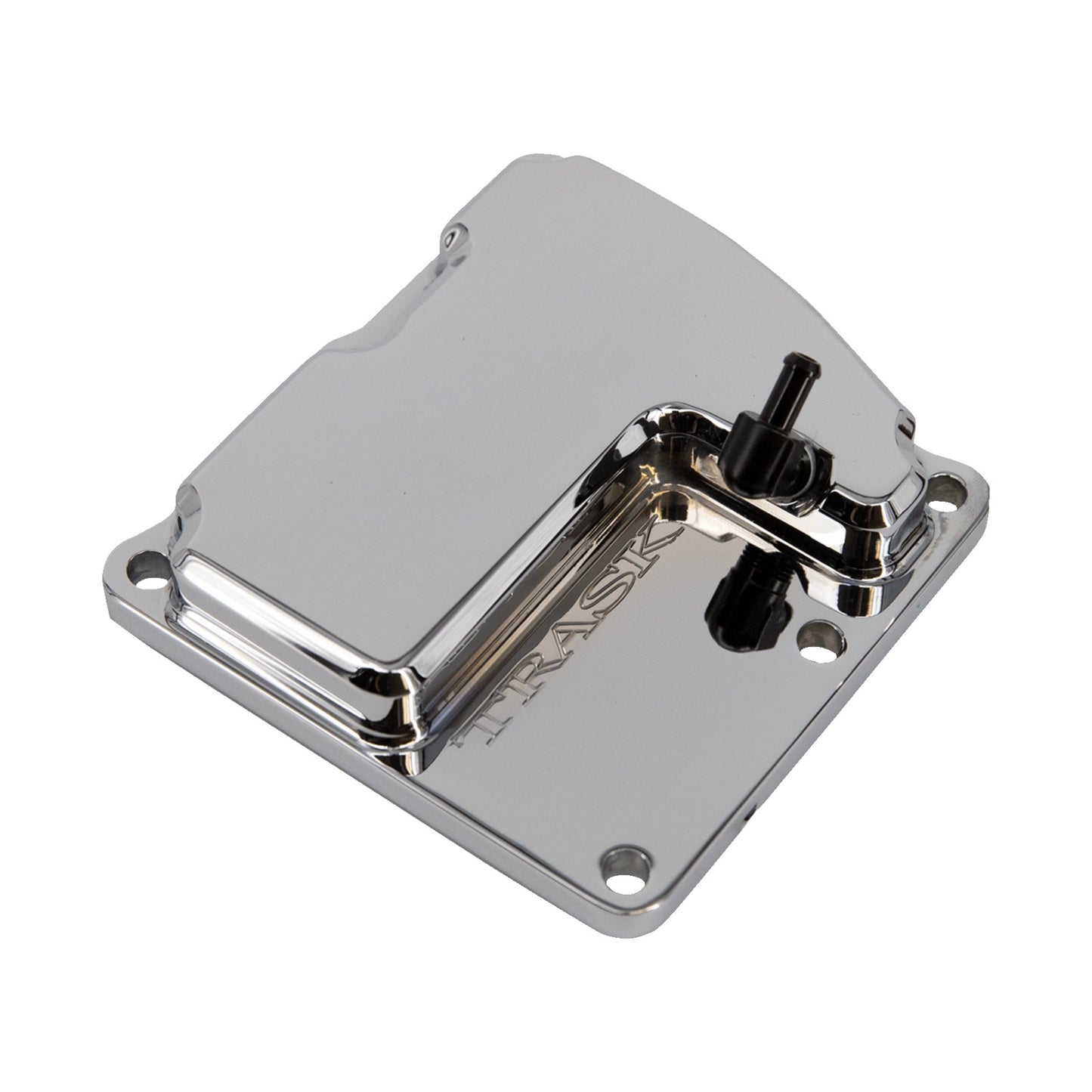 TRASK - CHECKM8(TM) TRANSMISSION TOP COVER - VENTED - CHROME