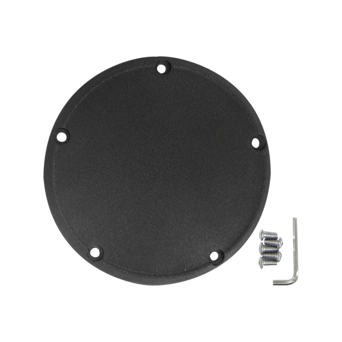 DRAG SPECIALTIES - DERBY COVER - WRINKLE BLACK - 5 HOLE - '99-'18 BIG TWIN