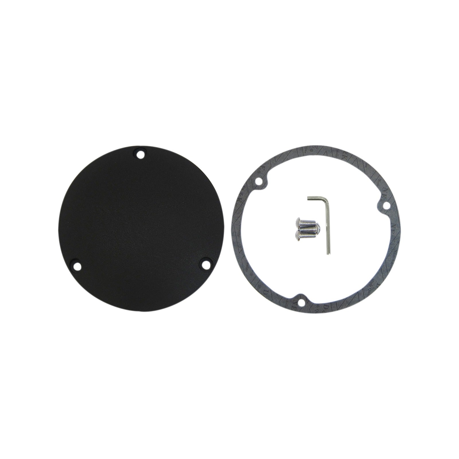 DRAG SPECIALTIES - DERBY COVER - WRINKLE BLACK - 3 HOLE - '70-'98 BIG TWIN