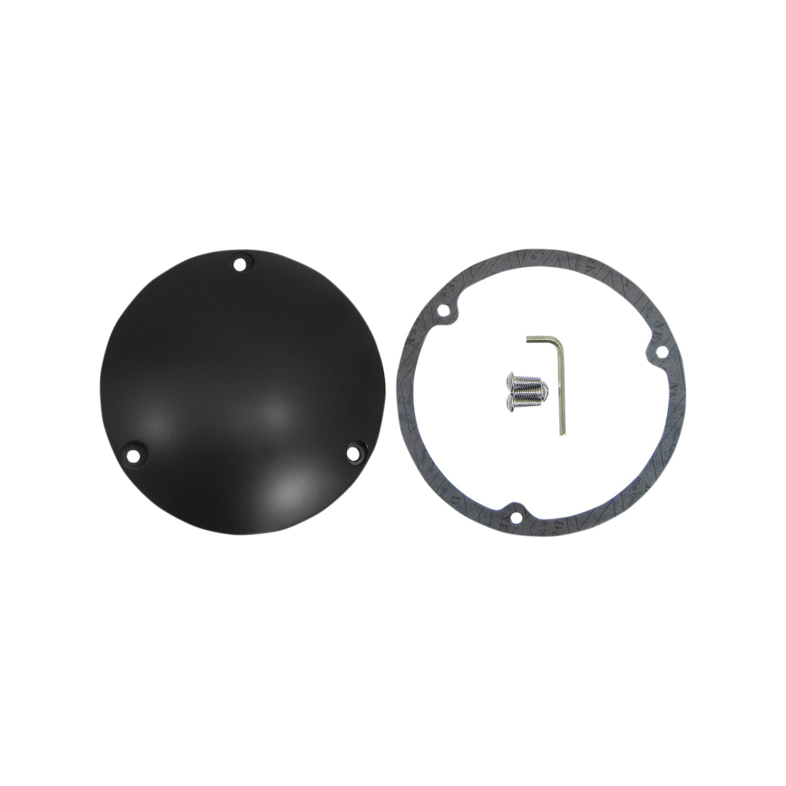 DRAG SPECIALTIES - DERBY COVER - MATTE BLACK - 3 HOLE - '70-'98 BIG TWIN