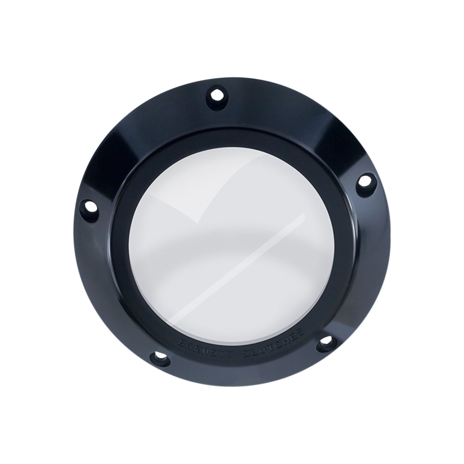 BARNETT - DERBY COVER - SCORPION SERIES - BLACK/ANODIZED - 5 HOLE