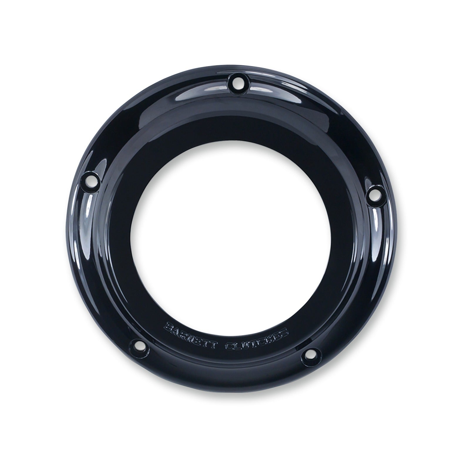 BARNETT - DERBY COVER - SCORPION SERIES - BLACK/ANODIZED - 5 HOLE