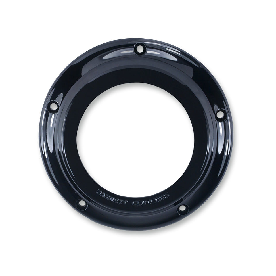 BARNETT - DERBY COVER - SCORPION SERIES - BLACK/ANODIZED - 5 HOLE