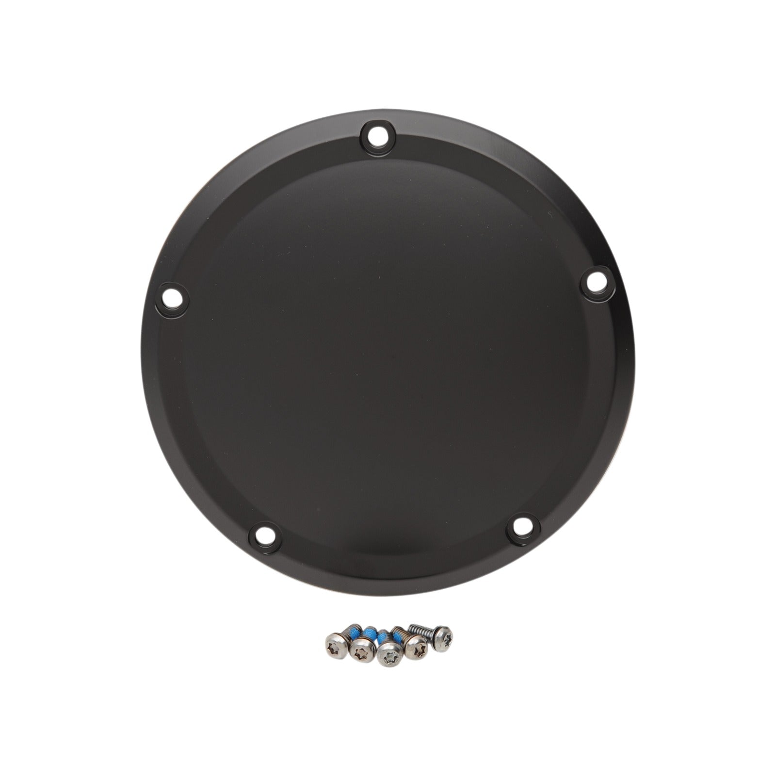 DRAG SPECIALTIES - DERBY COVER - MATTE BLACK - 5 HOLE - '15-'26 HARLEY-DAVIDSON