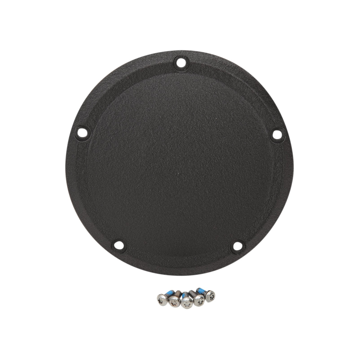 DRAG SPECIALTIES - DERBY COVER - WRINKLE BLACK - 5 HOLE - '15-'26 HARLEY-DAVIDSON