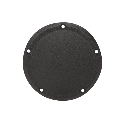 DRAG SPECIALTIES - DERBY COVER - WRINKLE BLACK - 5 HOLE - '15-'26 HARLEY-DAVIDSON