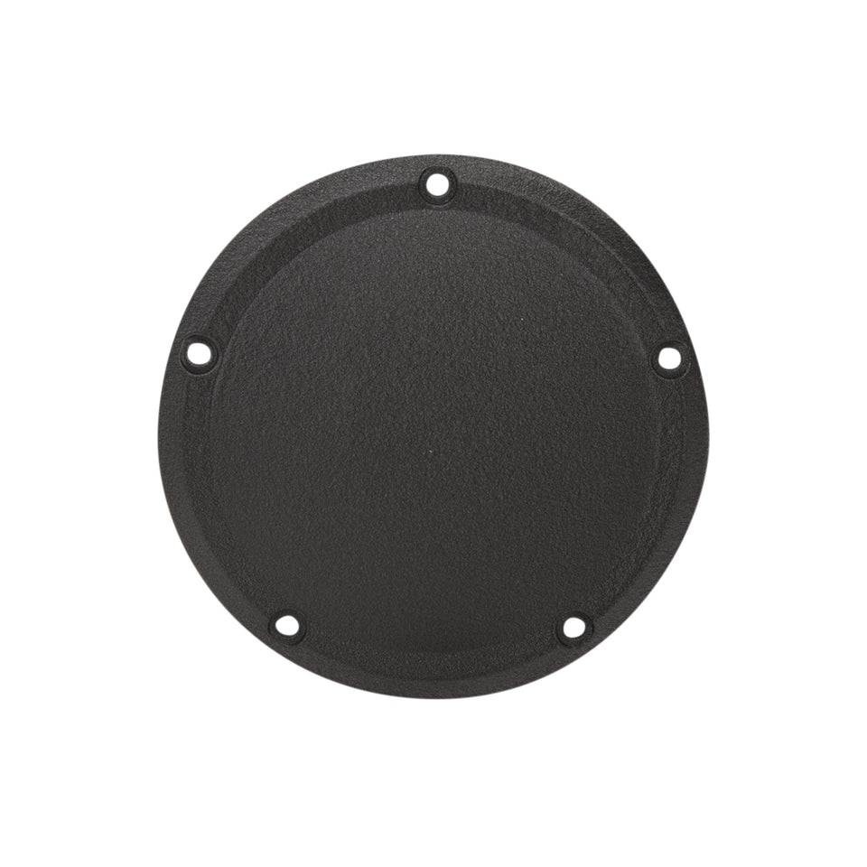 DRAG SPECIALTIES - DERBY COVER - WRINKLE BLACK - 5 HOLE - '15-'26 HARLEY-DAVIDSON