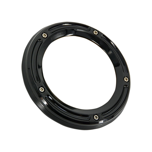 TRASK - ASSAULT DERBY COVER WITH WINDOW - GLOSS BLACK - BIG TWIN