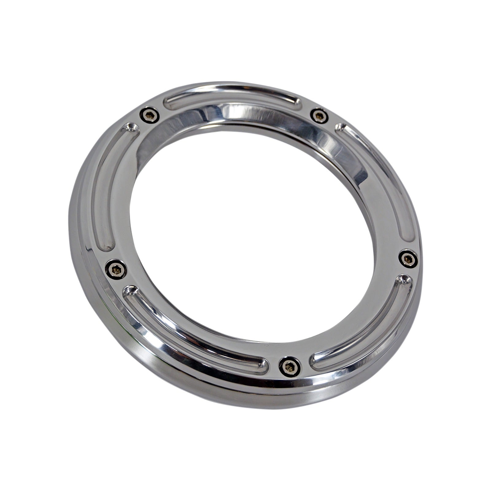 TRASK - ASSAULT DERBY COVER WITH WINDOW - CHROME - BIG TWIN