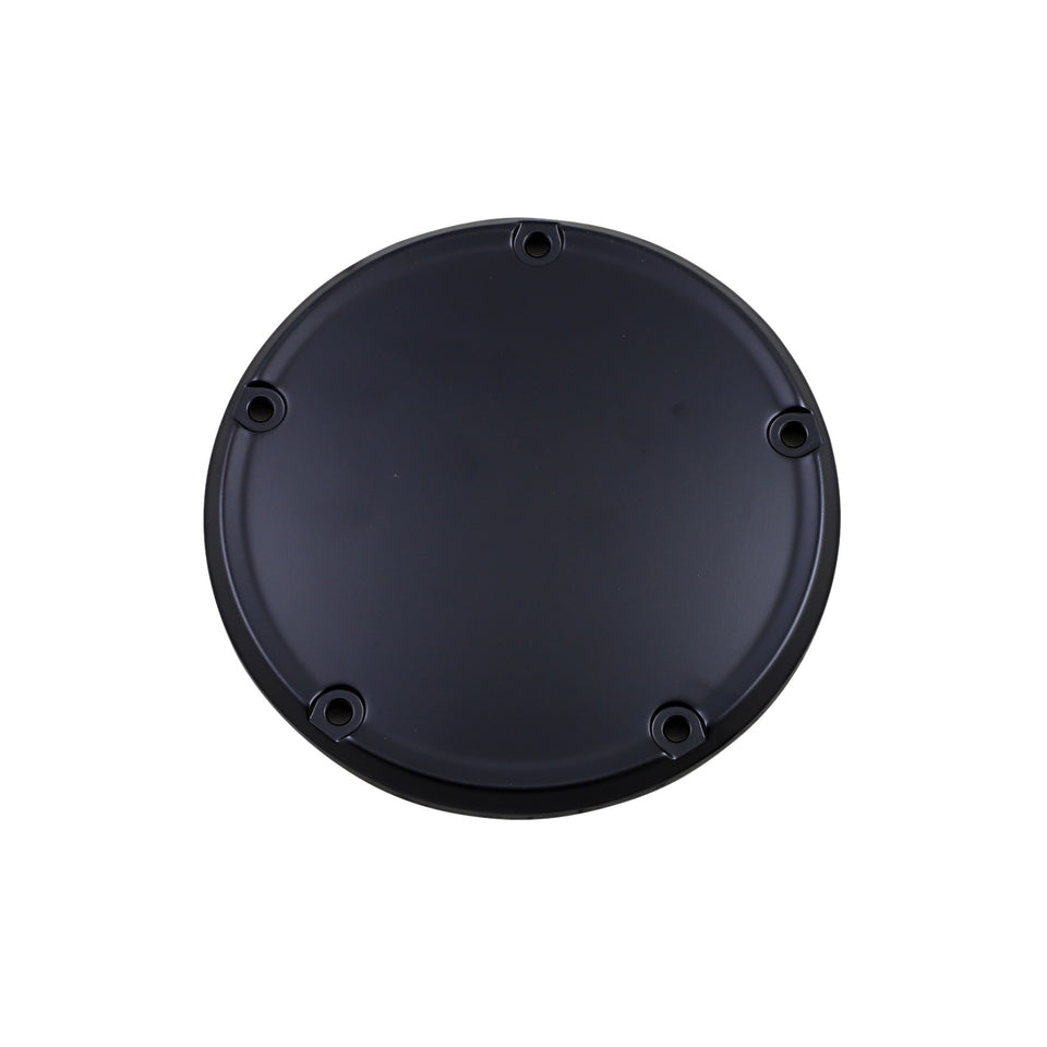 DRAG SPECIALTIES - DERBY COVER - MATTE BLACK - 5 HOLE - '18-'26 SOFTAIL
