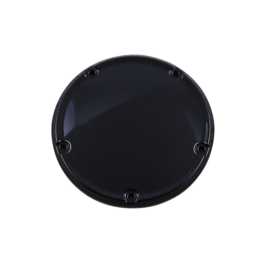 DRAG SPECIALTIES - DERBY COVER - GLOSS BLACK - 5 HOLE - '18-'26 SOFTAIL