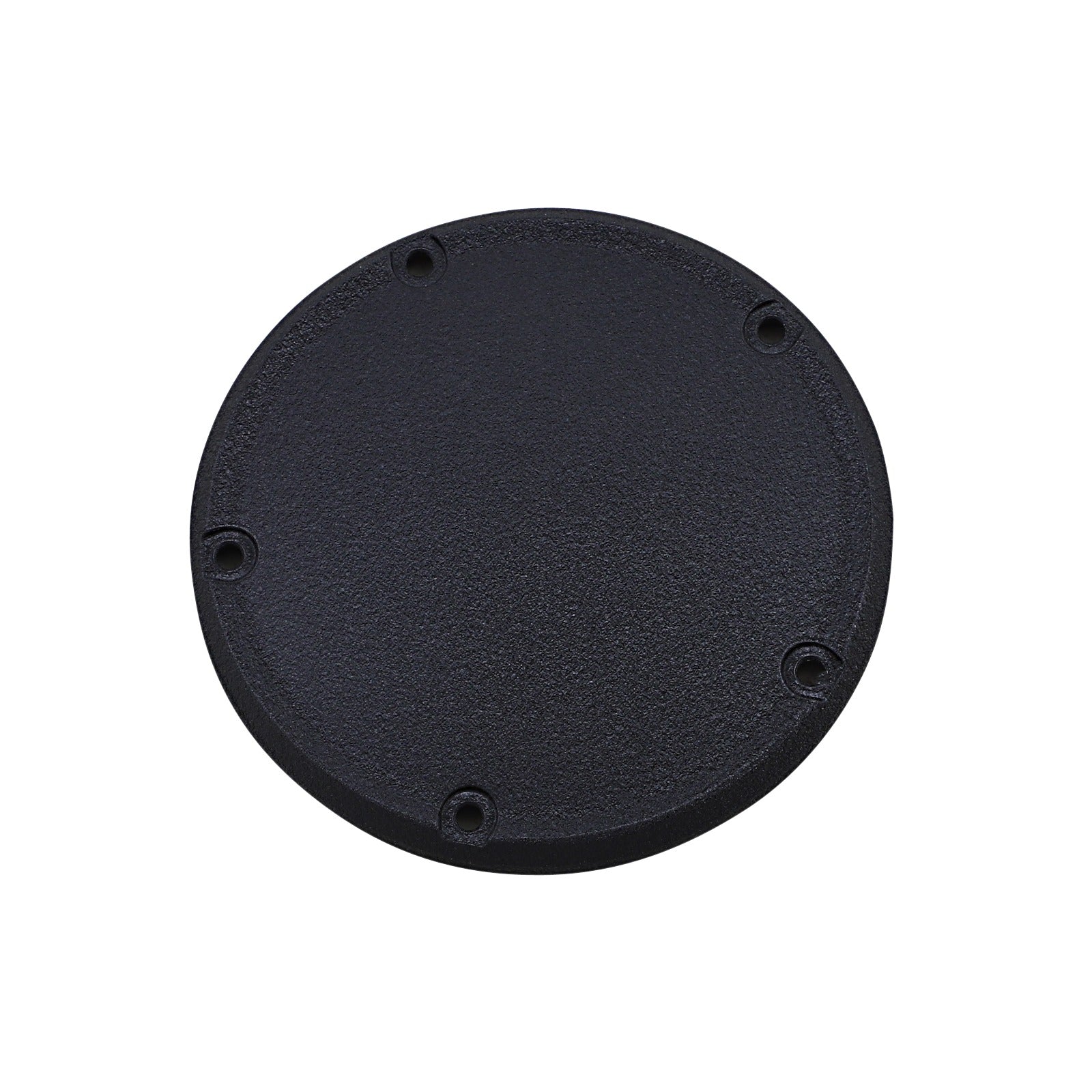 DRAG SPECIALTIES - DERBY COVER - WRINKLE BLACK - 5 HOLE - '18-'26 SOFTAIL