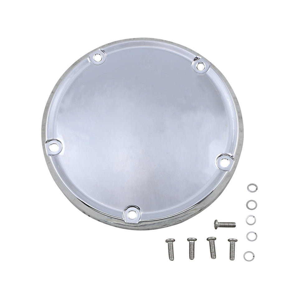 DRAG SPECIALTIES - DERBY COVER - CHROME - 5 HOLE - '18-'26 SOFTAIL