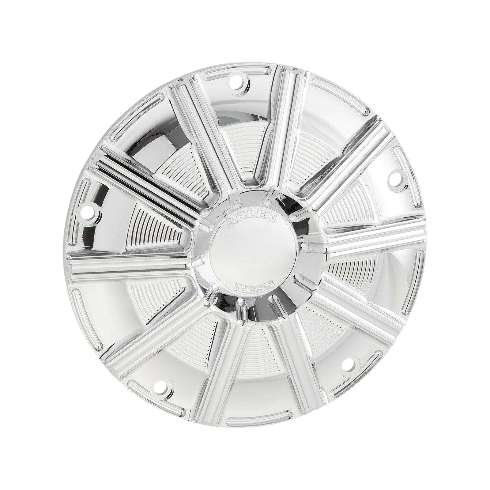ARLEN NESS - 10-GAUGE DERBY COVER - CHROME - BIG TWIN