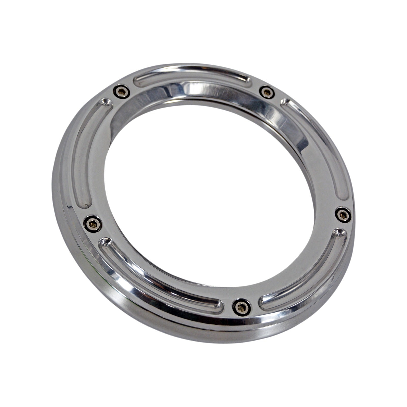 TRASK - ASSAULT DERBY COVER WITH WINDOW - CHROME - SOFTAIL