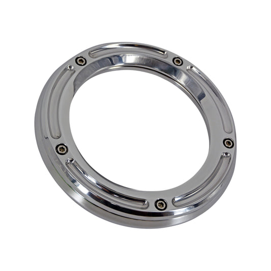 TRASK - ASSAULT DERBY COVER WITH WINDOW - CHROME - SOFTAIL