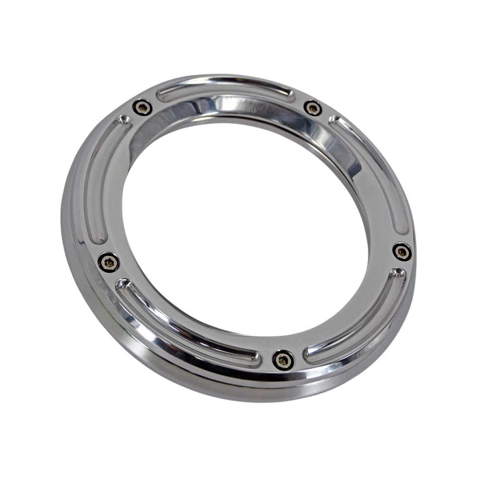 TRASK - ASSAULT DERBY COVER WITH WINDOW - CHROME - SOFTAIL