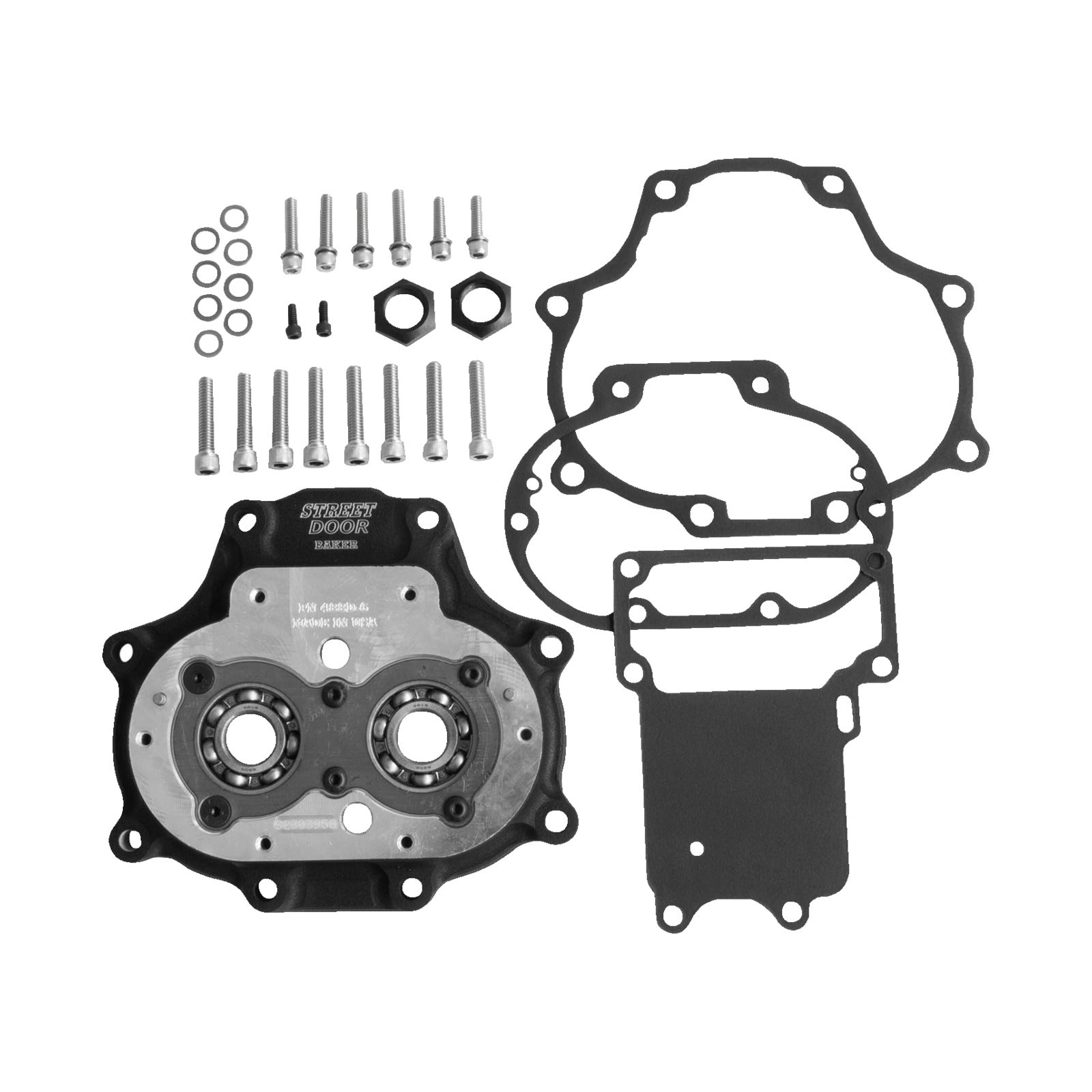 BAKER DRIVETRAIN - TRANSMISSION DOOR ASSEMBLY - 6-SPEED - WRINKLE BLACK