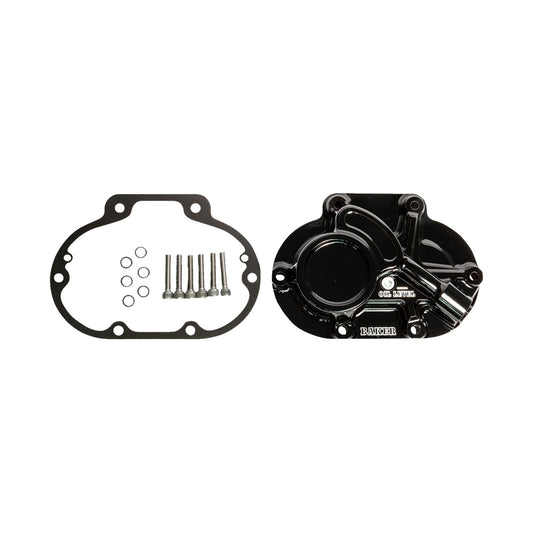 BAKER DRIVETRAIN - TRANSMISSION SIDE COVER ASSEMBLY - FUNCTION-FORMED(TM)/CABLE TYPE - GLOSS BLACK