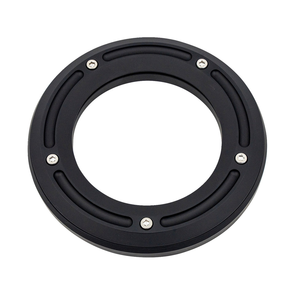 TRASK - ASSAULT DERBY COVER WITH WINDOW - MATTE BLACK - TOURING/TRIKE