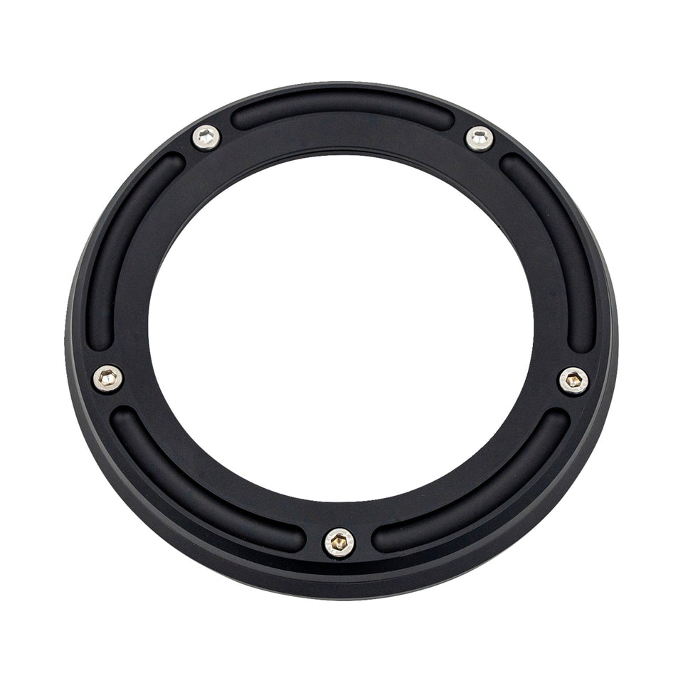 TRASK - ASSAULT DERBY COVER WITH WINDOW - MATTE BLACK - BIG TWIN